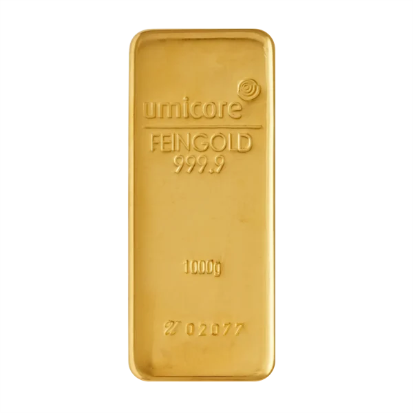 Umicore goud baar 1.000 gram