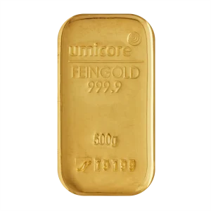 Umicore goud baar 500 gram