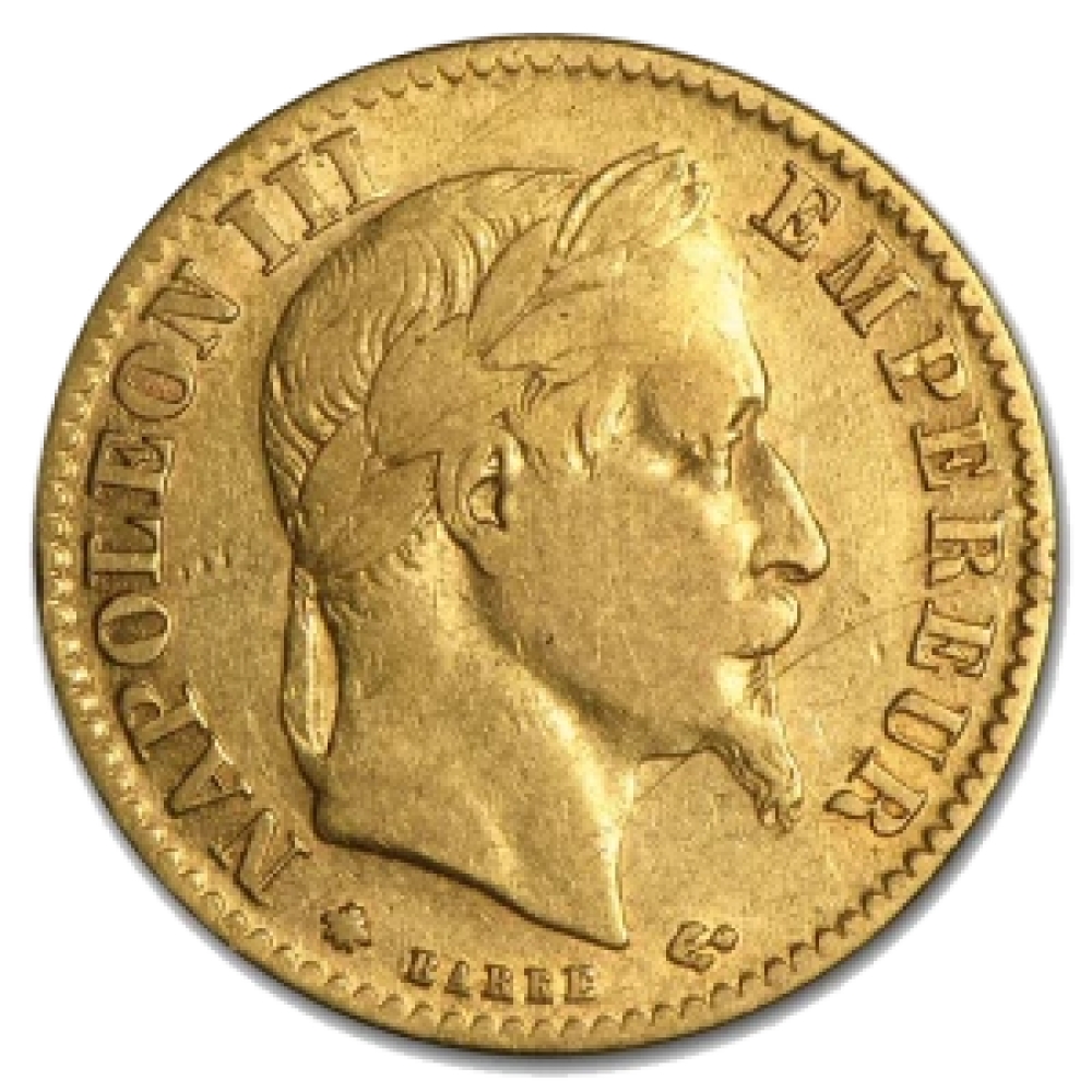 Gouden-munt-10-franc-Francais-achterkant